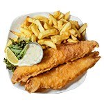 Large Fish & Chips 